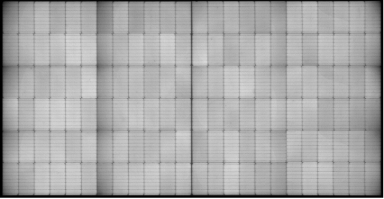 EL Image of Bifacial Module Before PID Testing