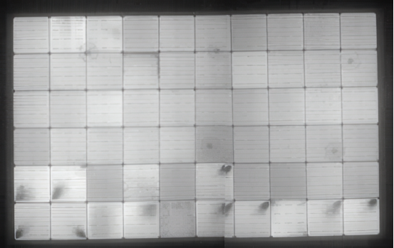 Common Defect Images in Module EL Testing