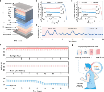 Performance of All-Perovskite Photovoltaic Power Battery (PVB)