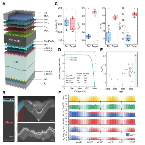 Performance and Stability of Perovskite/Silicon Tandem Solar Cells
